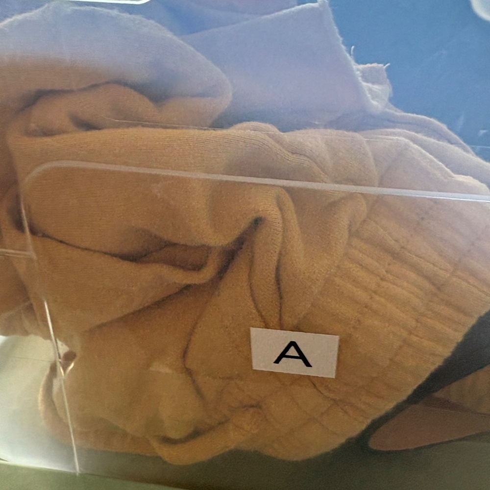 SOLAI the Label Striped Top Blue White 100% Cotton Long sleeve crop top - Picture 3 of 9